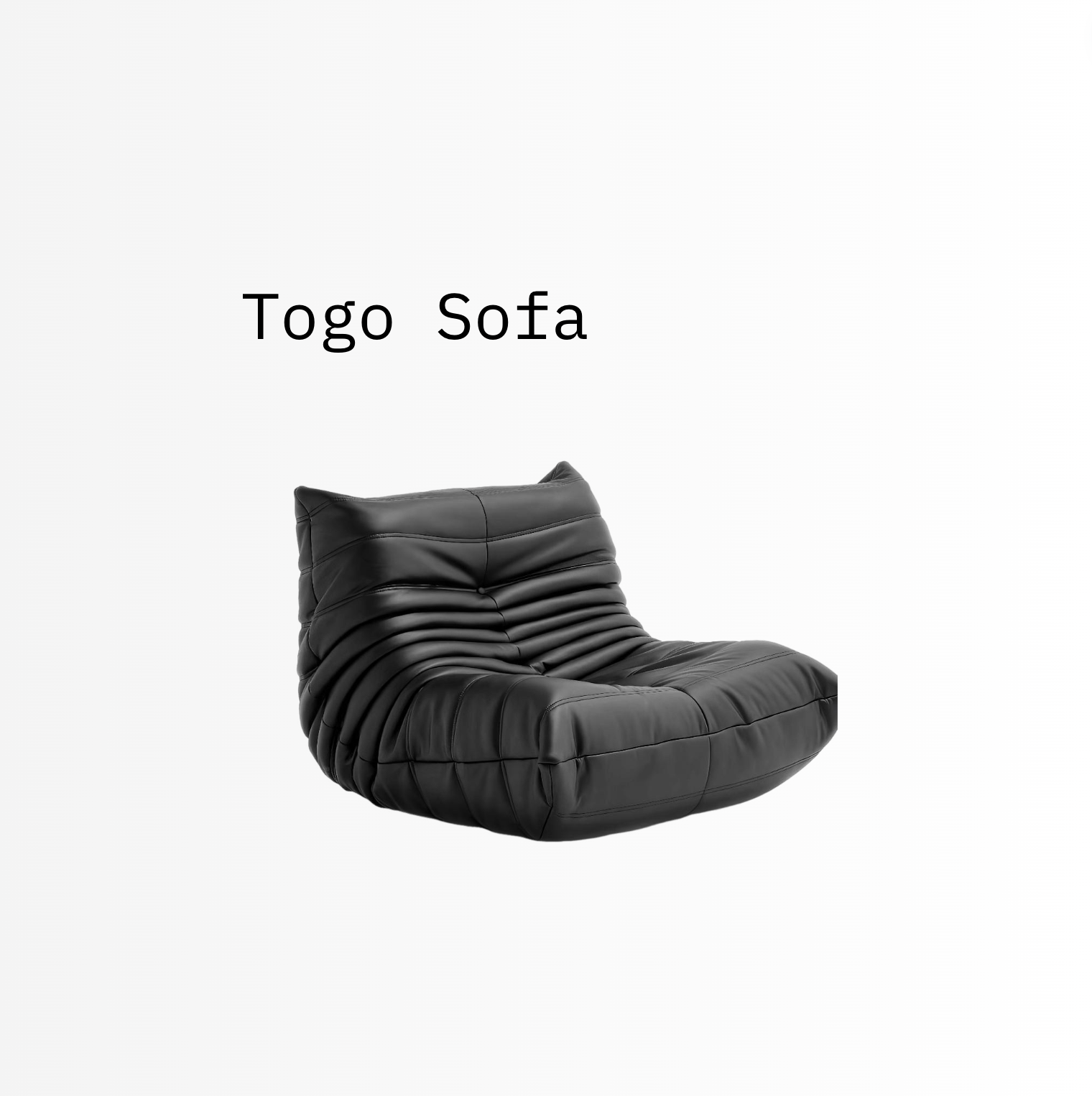 SoMoneo™ - Togo Sofa - Leather and Suede